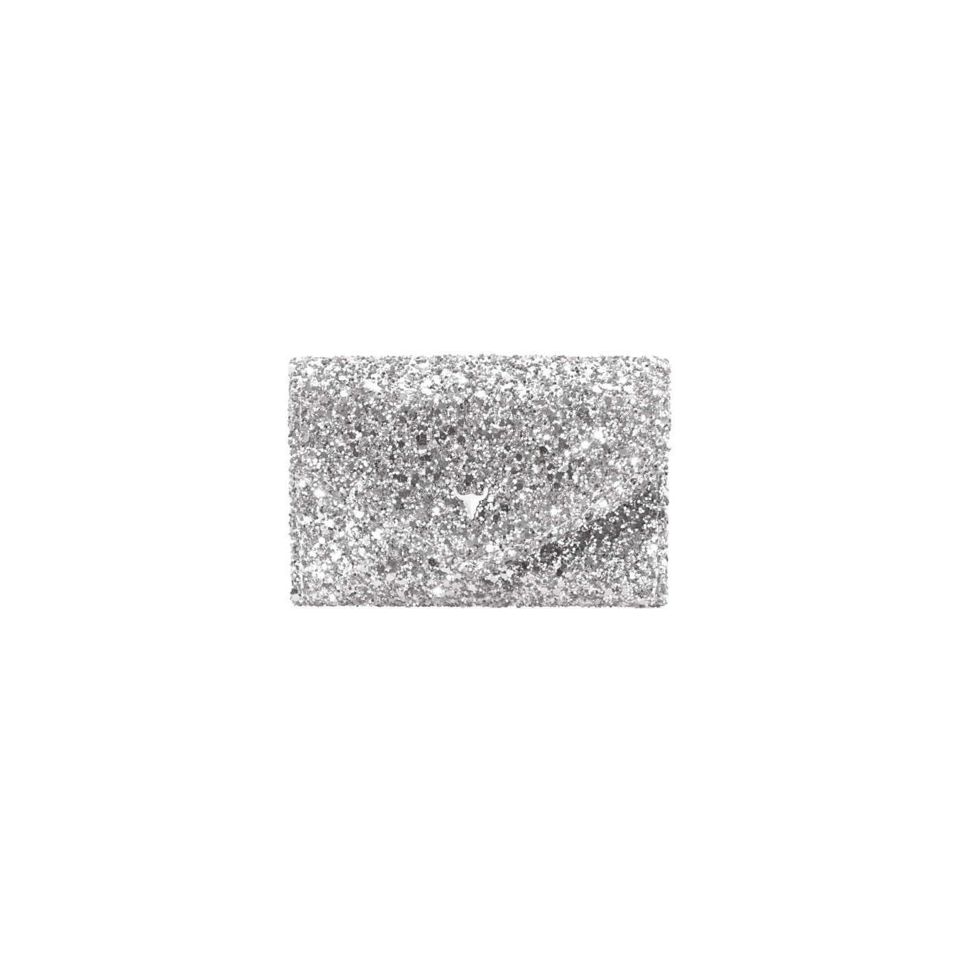 PORTE - MONNAIE ANNA - GLITTERS SILVER