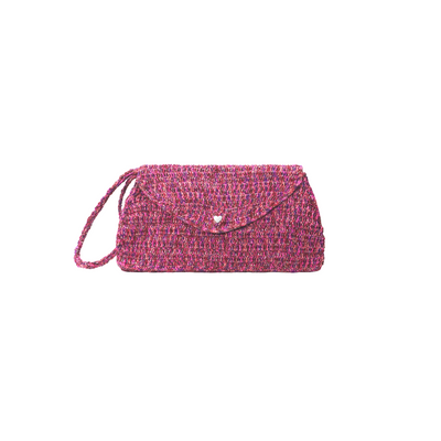 POCHETTE SOSO - CROCHET PURPLE DÉTAILS BRILLANTS