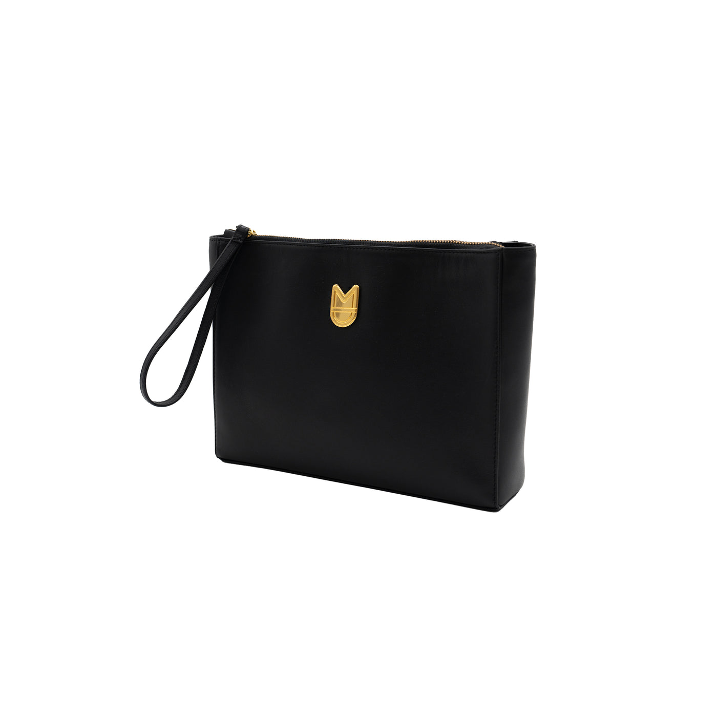 MADA POUCH - EMBOSSED BLACK MC LEATHER