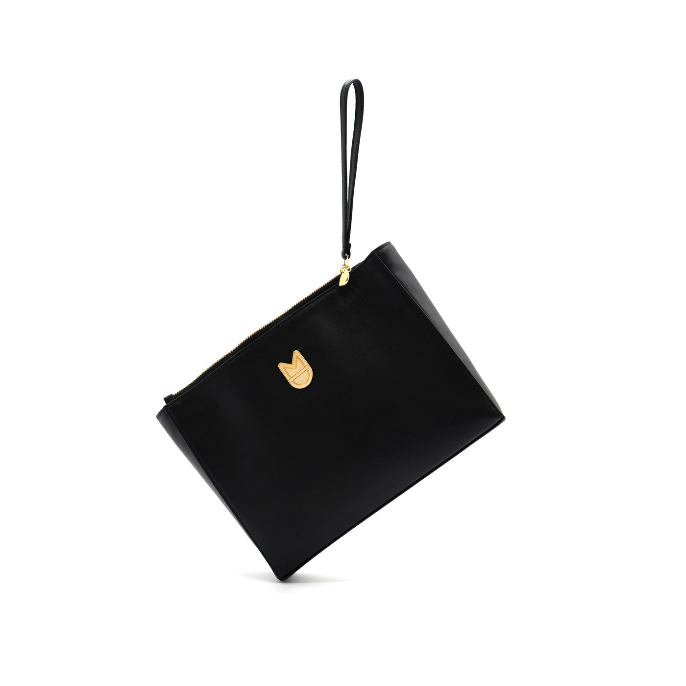 MADA POUCH - EMBOSSED BLACK MC LEATHER