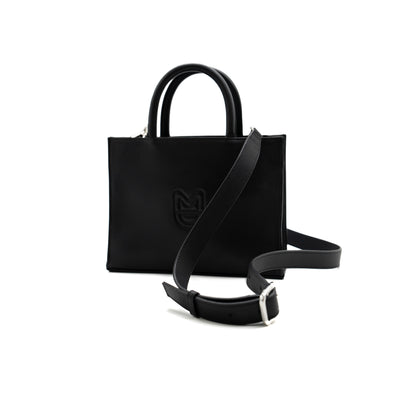 ÉLIE BAG - SMOOTH BLACK SILVER LEATHER