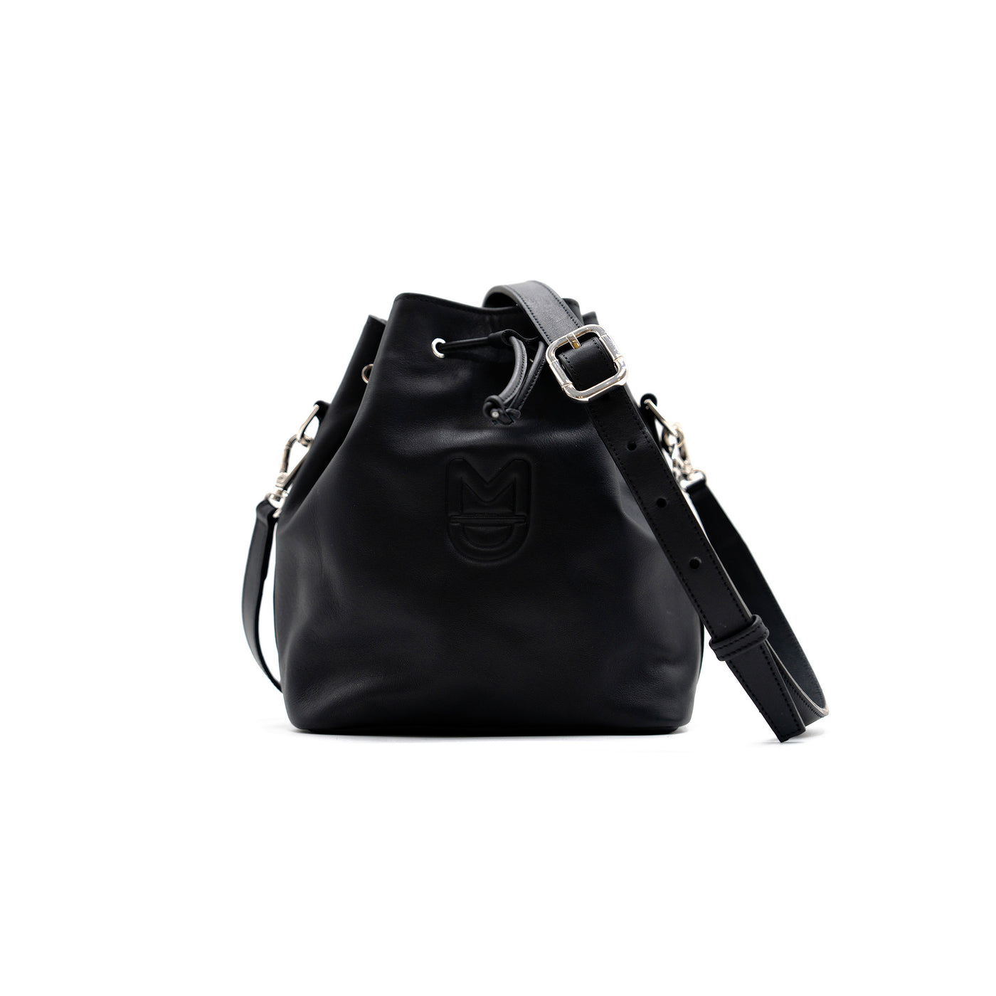 HÉLÈNE BAG - SMOOTH BLACK SILVER LEATHER