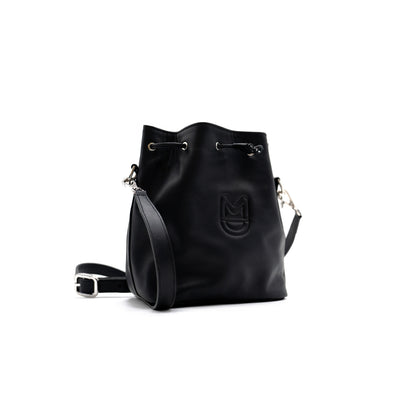 HÉLÈNE BAG - SMOOTH BLACK SILVER LEATHER