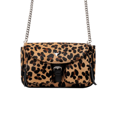 SAC IVY - CUIR IMPRIMÉ LEOPARD