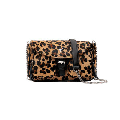 SAC IVY - CUIR IMPRIMÉ LEOPARD