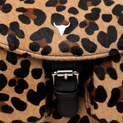 SAC IVY - CUIR IMPRIMÉ LEOPARD