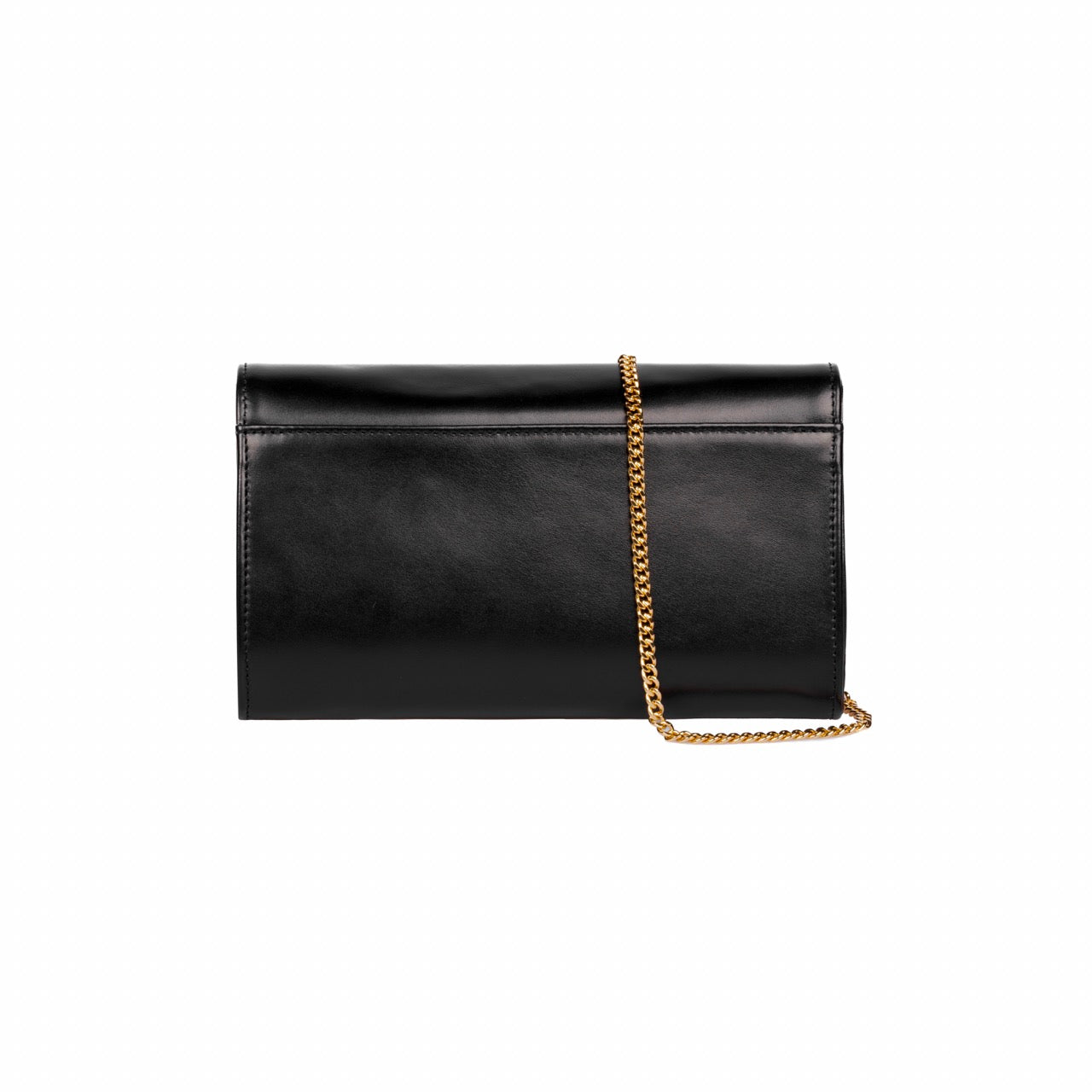 ORPHÉE BAG - SMOOTH BLACK GOLD LEATHER