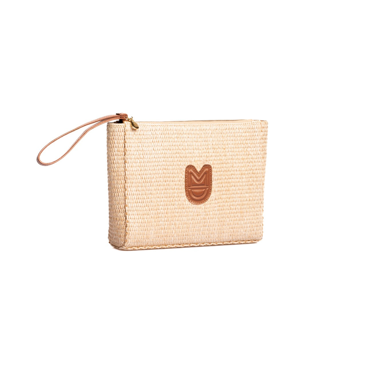 MADA POUCH - NATURAL RAFFIA