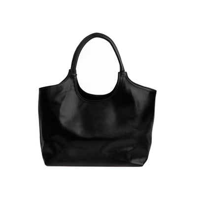 JANE BAG - SMOOTH BLACK SILVER LEATHER