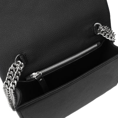 ORIGINAL NELLY BAG - QUILTED BLACK LEATHER