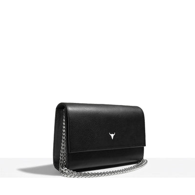 ORIGINAL NELLY BAG - QUILTED BLACK LEATHER