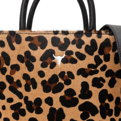 MINI CHARLIE BAG - LEOPARD PRINT LEATHER