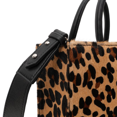 SAC MINI CHARLIE - CUIR IMPRIMÉ LEOPARD