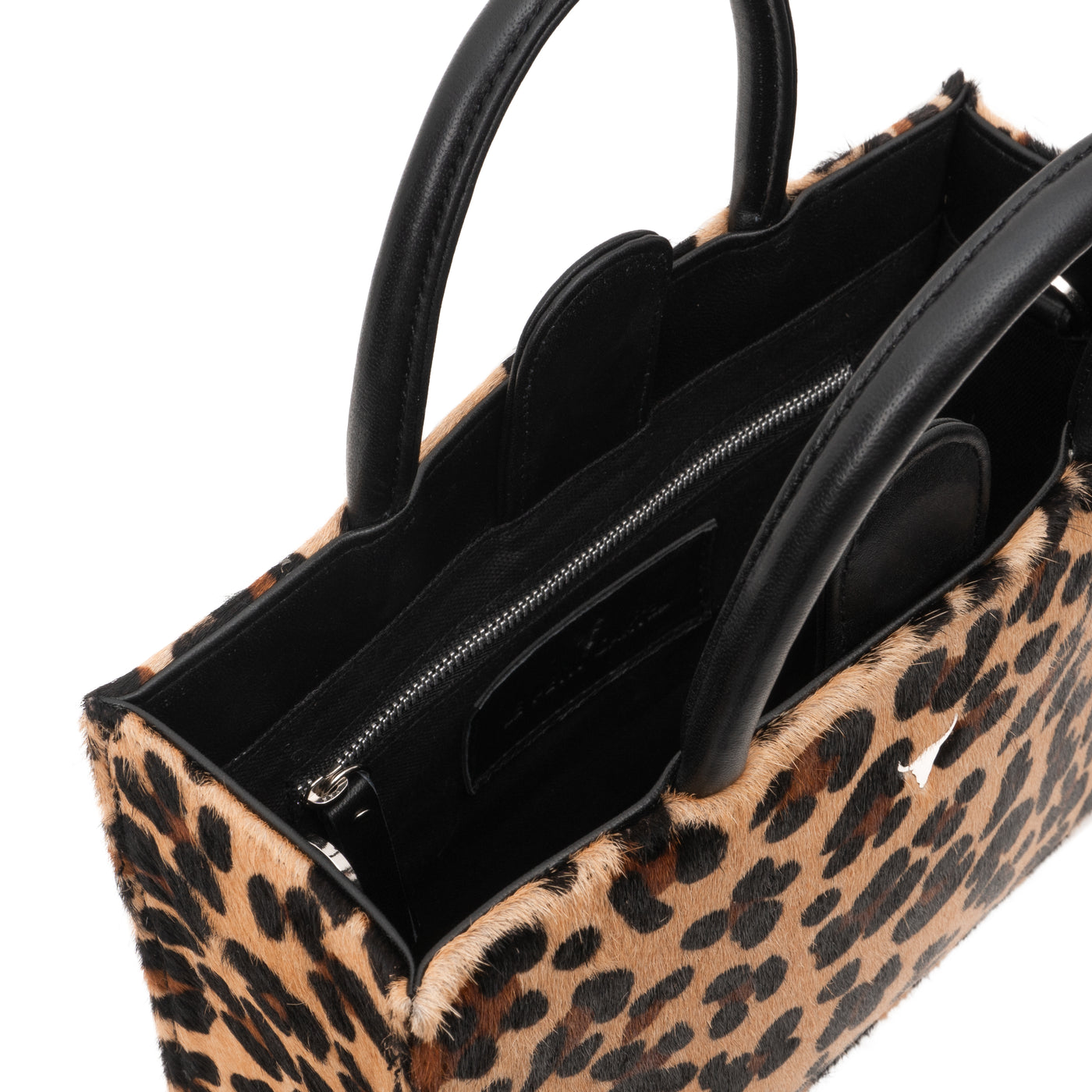 MINI CHARLIE BAG - LEOPARD PRINT LEATHER