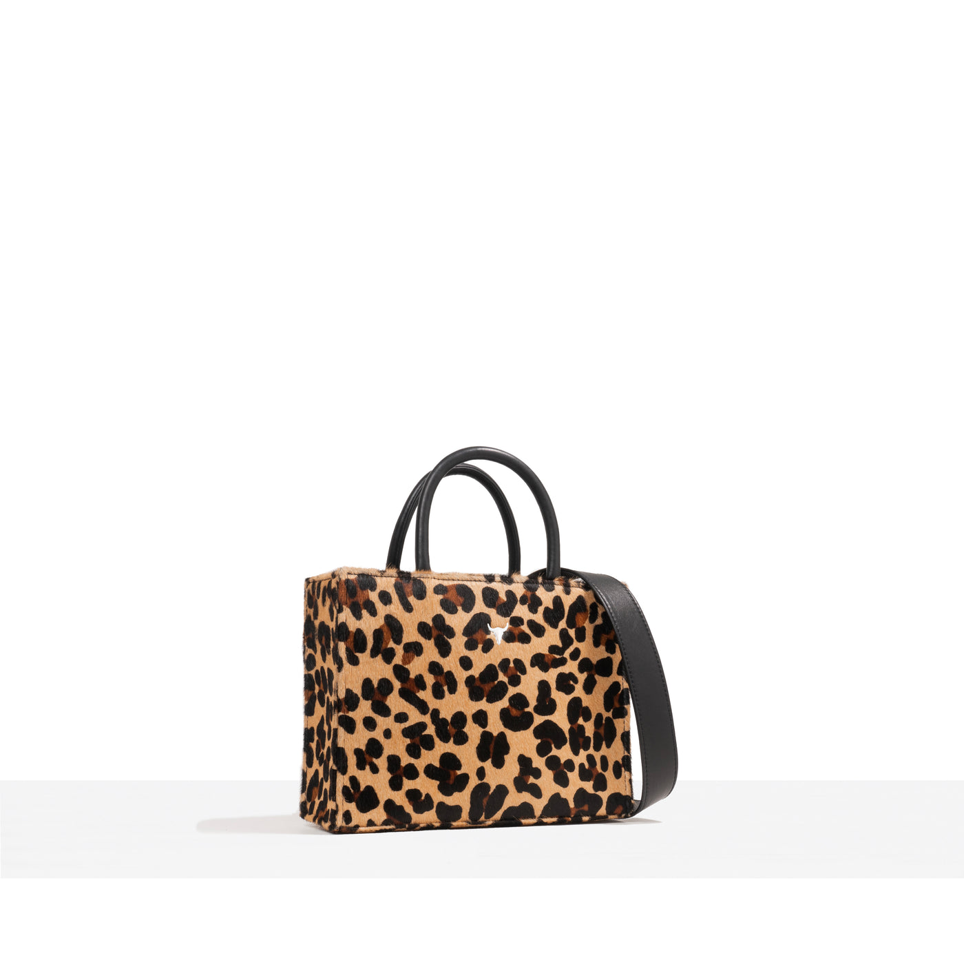 MINI CHARLIE BAG - LEOPARD PRINT LEATHER