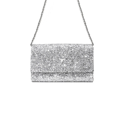 SAC MINI NELLY - GLITTERS SILVER