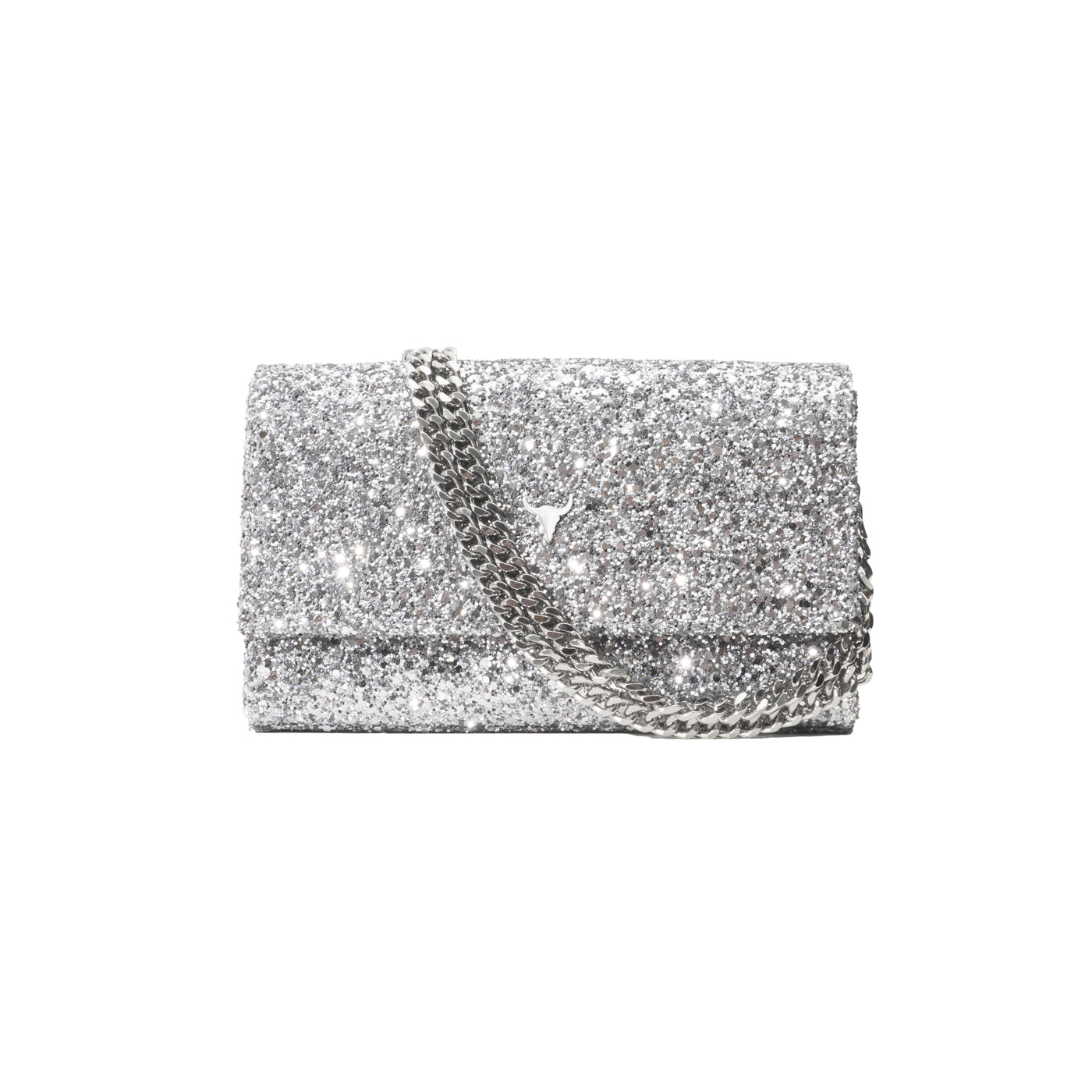 SAC MINI NELLY - GLITTERS SILVER