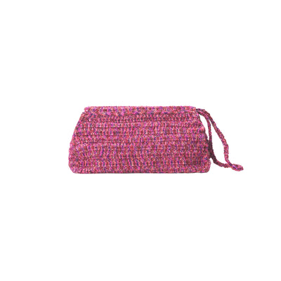 POCHETTE SOSO - CROCHET PURPLE DÉTAILS BRILLANTS