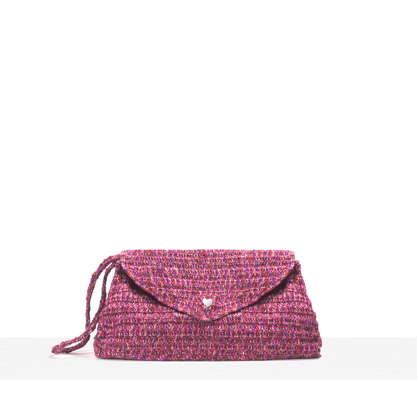 POCHETTE SOSO - CROCHET PURPLE DÉTAILS BRILLANTS