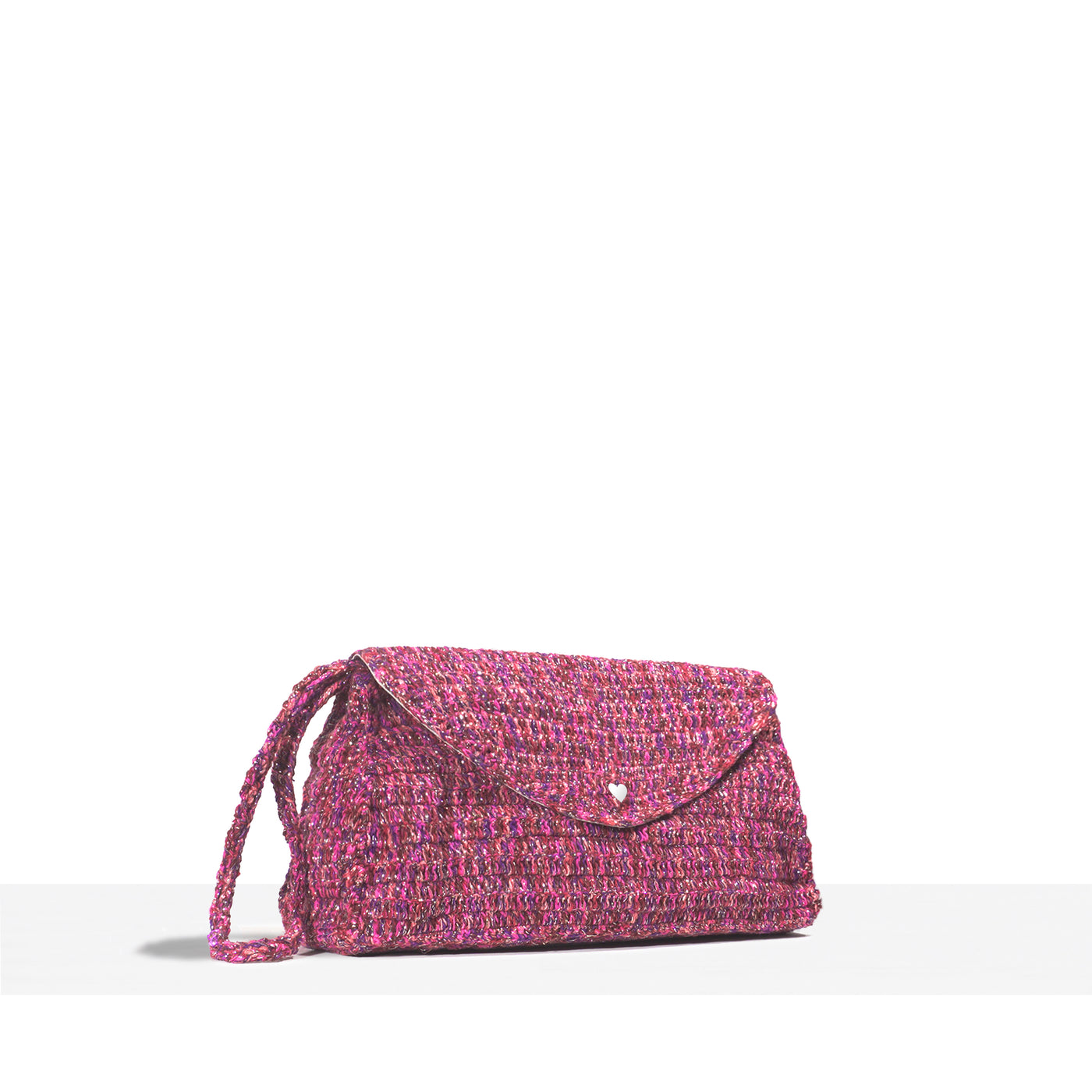 SOSO POUCH - PURPLE HOOK WITH SHINY DETAILS