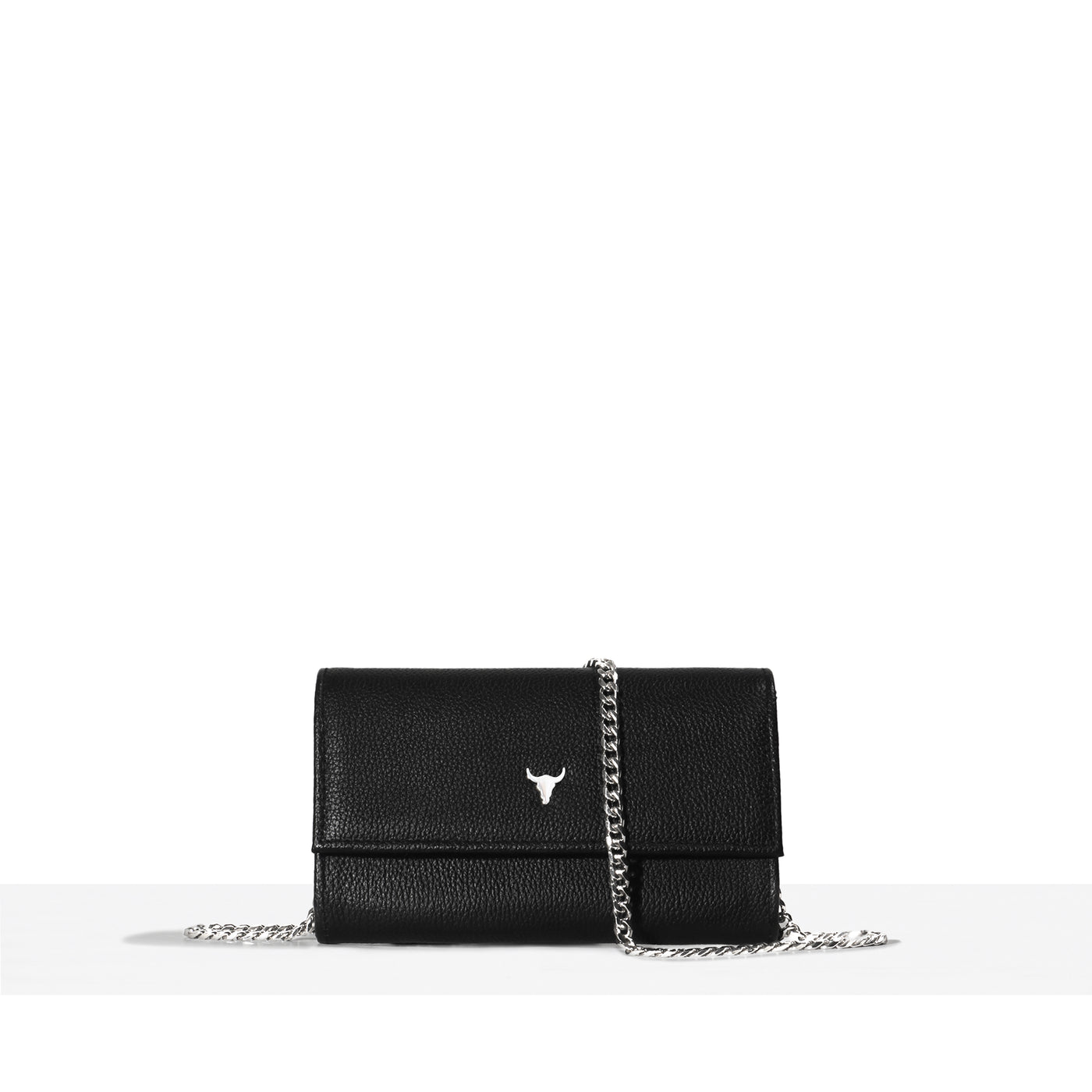 NELLY WALLET - BLACK LEATHER