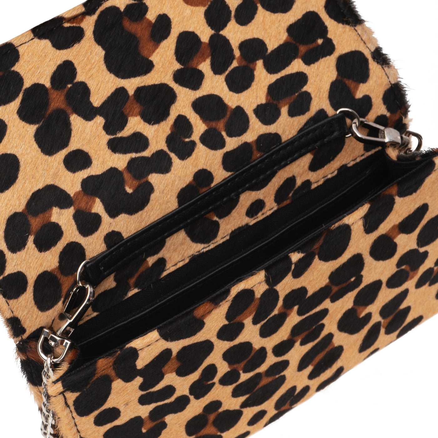 WALLET NELLY - CUIR IMPRIMÉ LEOPARD