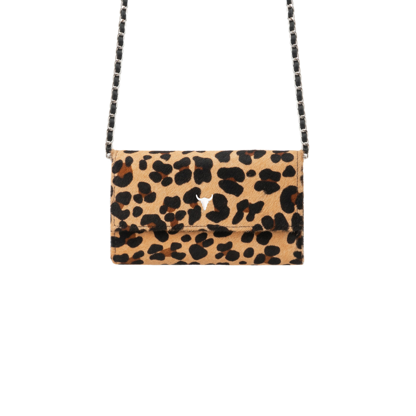 WALLET NELLY - CUIR IMPRIMÉ LEOPARD