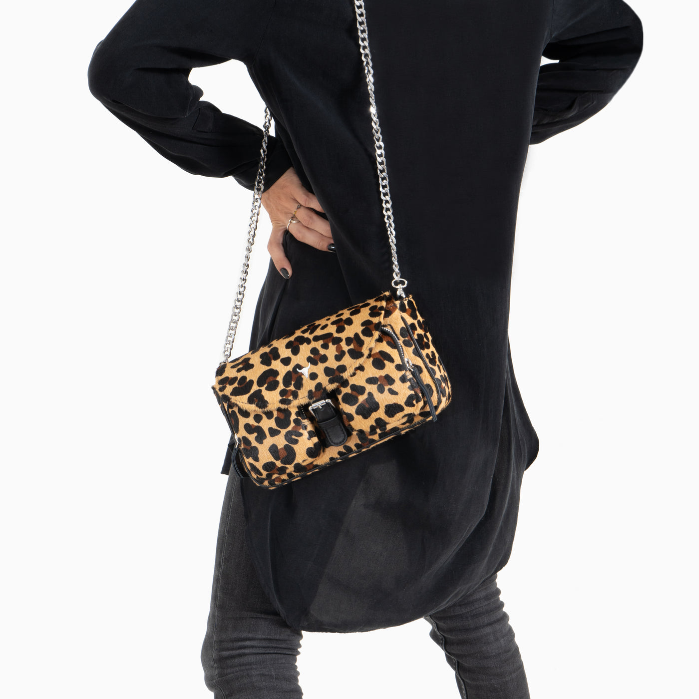 IVY BAG - LEOPARD PRINT LEATHER