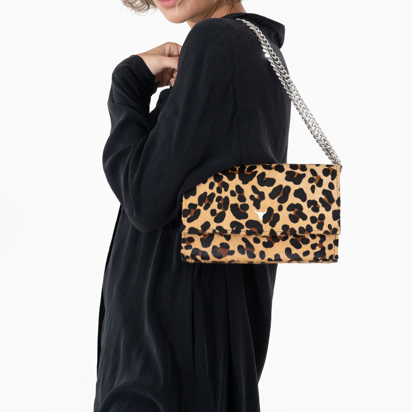 SAC NELLY ORIGINAL - CUIR IMPRIMÉ LEOPARD