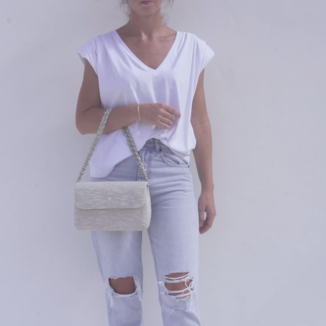 ORIGINAL JOSH BAG - MURMUR WHITE CANVAS