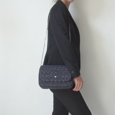 ORIGINAL GABRIEL BAG - TWEED NAVY