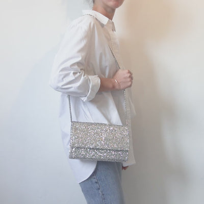 SAC NELLY ORIGINAL - GLITTERS SILVER