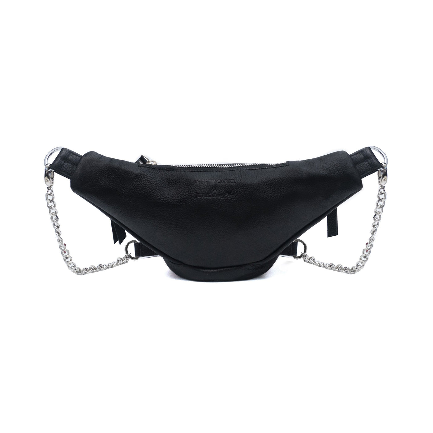 SAC BANANE CARRIE - CUIR NOIR