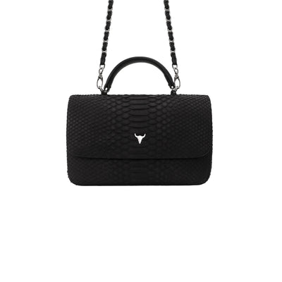 ORIGINAL BRIGITTE BAG - BLACK PYTHON