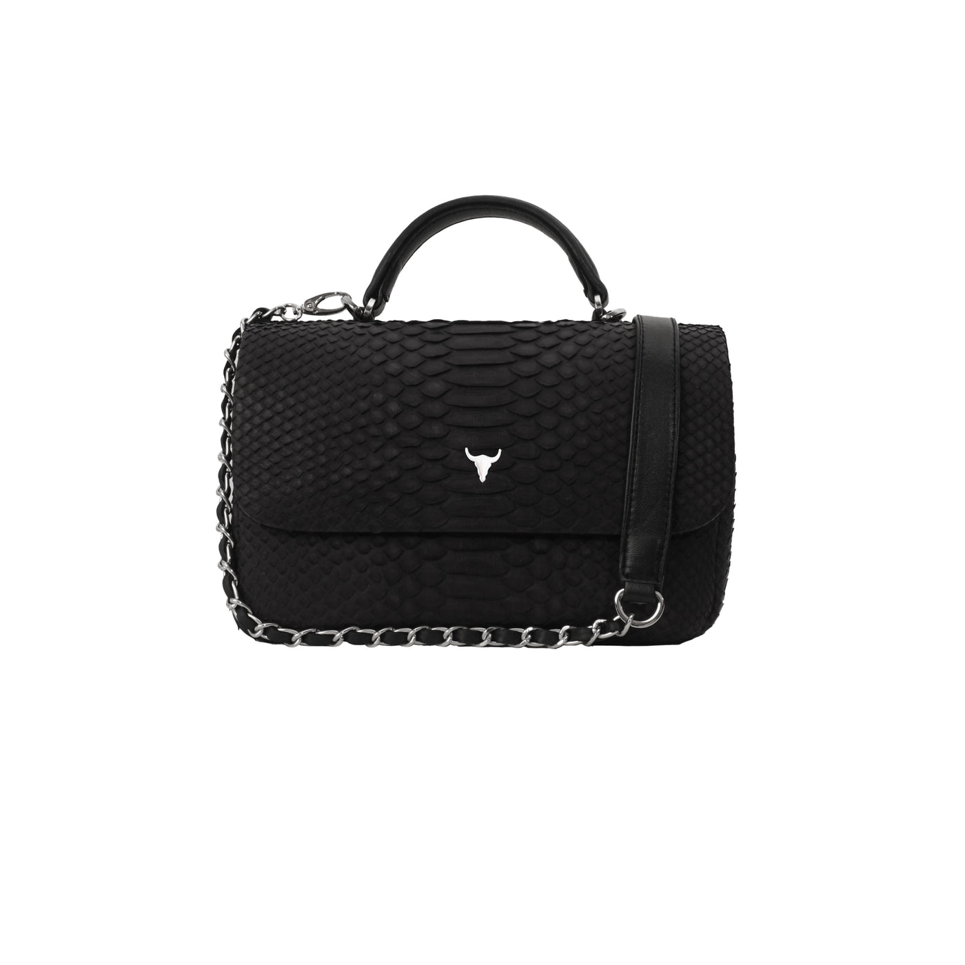 ORIGINAL BRIGITTE BAG - BLACK PYTHON