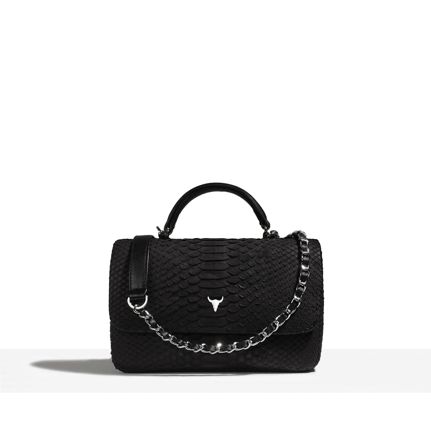 ORIGINAL BRIGITTE BAG - BLACK PYTHON