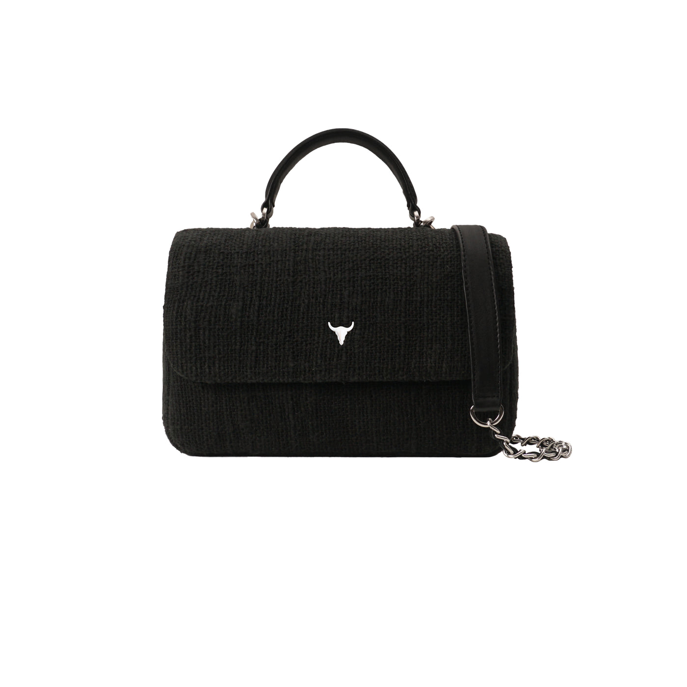 SAC BRIGITTE ORIGINAL - COTON TISSÉ NOIR