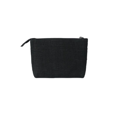 POCHETTE BAZAR - COTON TISSÉ NOIR