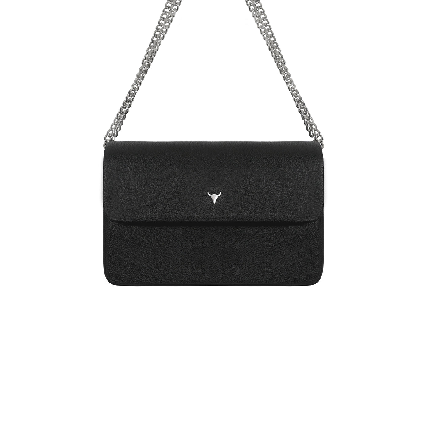 MAXI JOSH BAG - BLACK LEATHER