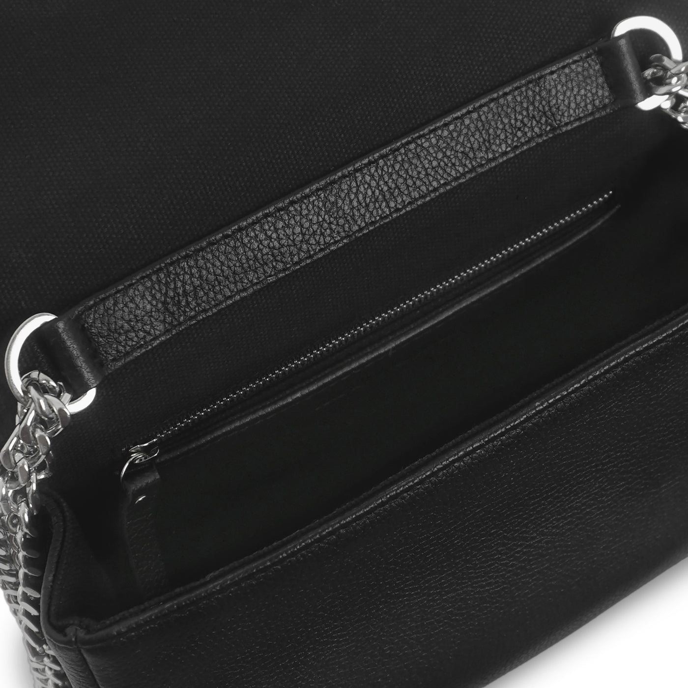 MINI JOSH BAG - BLACK LEATHER