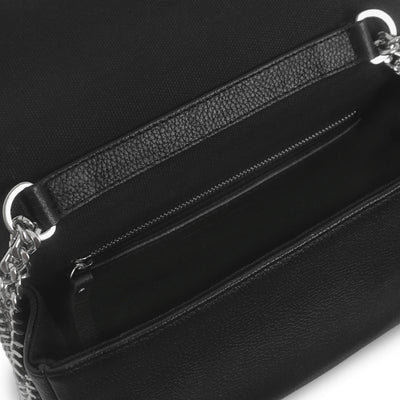 MINI JOSH BAG - BLACK LEATHER