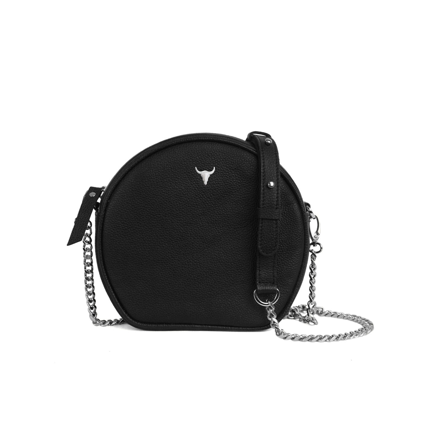 XS CHIARA BAG - BLACK LEATHER