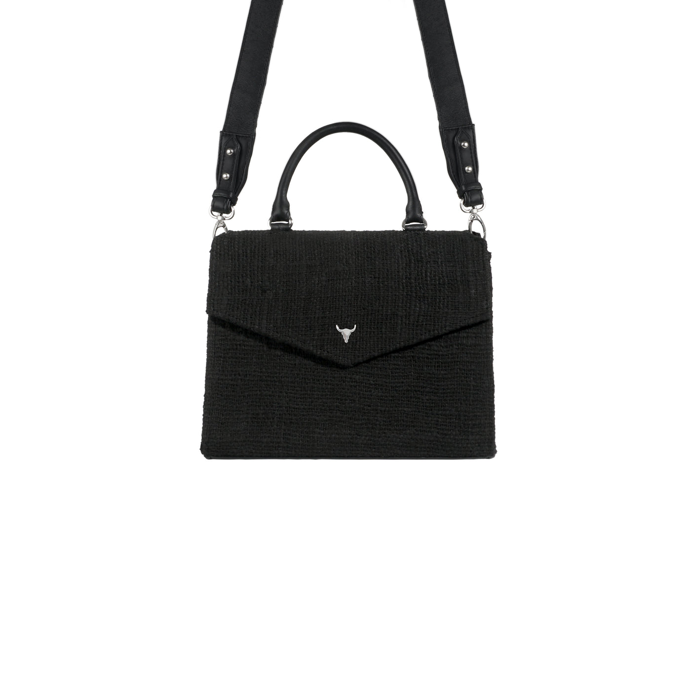 SAC JOÉ - COTON TISSÉ NOIR