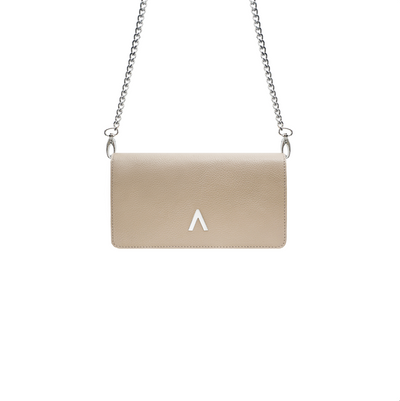 THE MINI SOSO BAG - BEIGE LEATHER