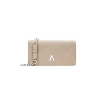 THE MINI SOSO BAG - BEIGE LEATHER