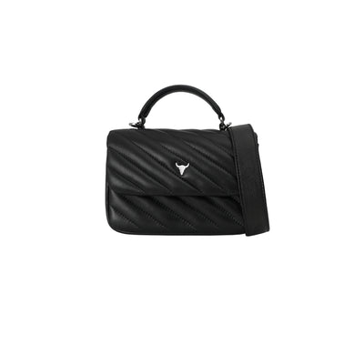 SAC MINI BRIGITTE - CUIR NOIR MATELASSÉ