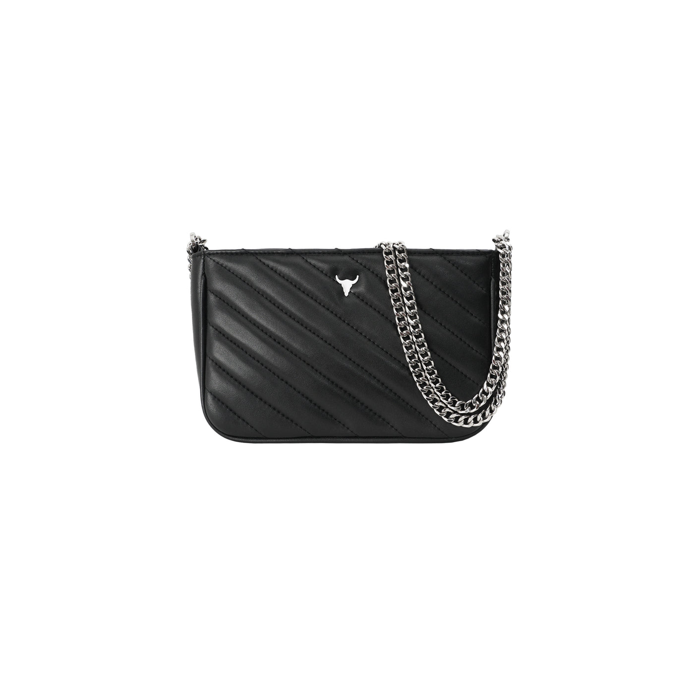 GABBY BAG - QUILTED BLACK LEATHER