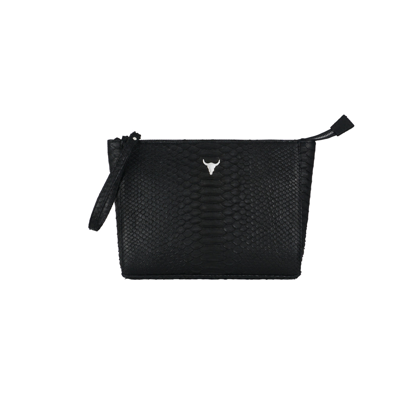 BAZAAR POUCH - BLACK PYTHON