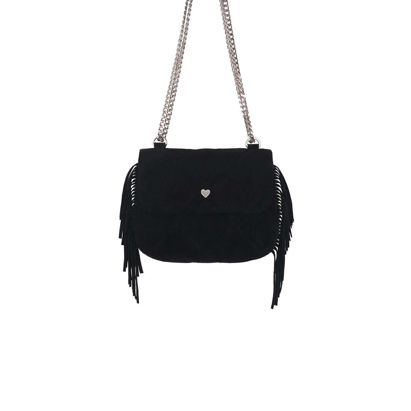 MINI CAPRI BAG - BLACK SUEDE