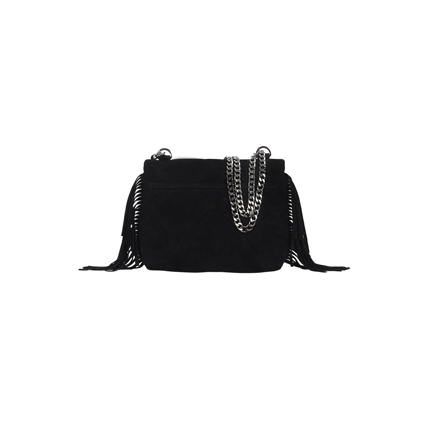 MINI CAPRI BAG - BLACK SUEDE